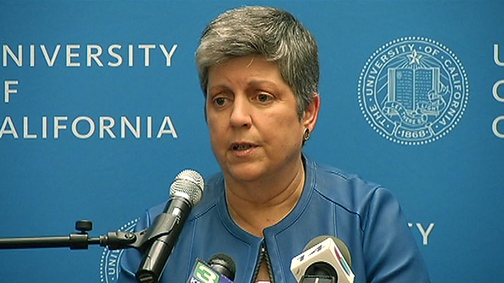 University of California President Janet Napolitano